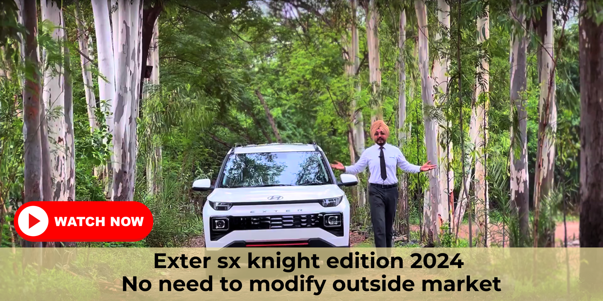 hyundai Exter SX knight edition